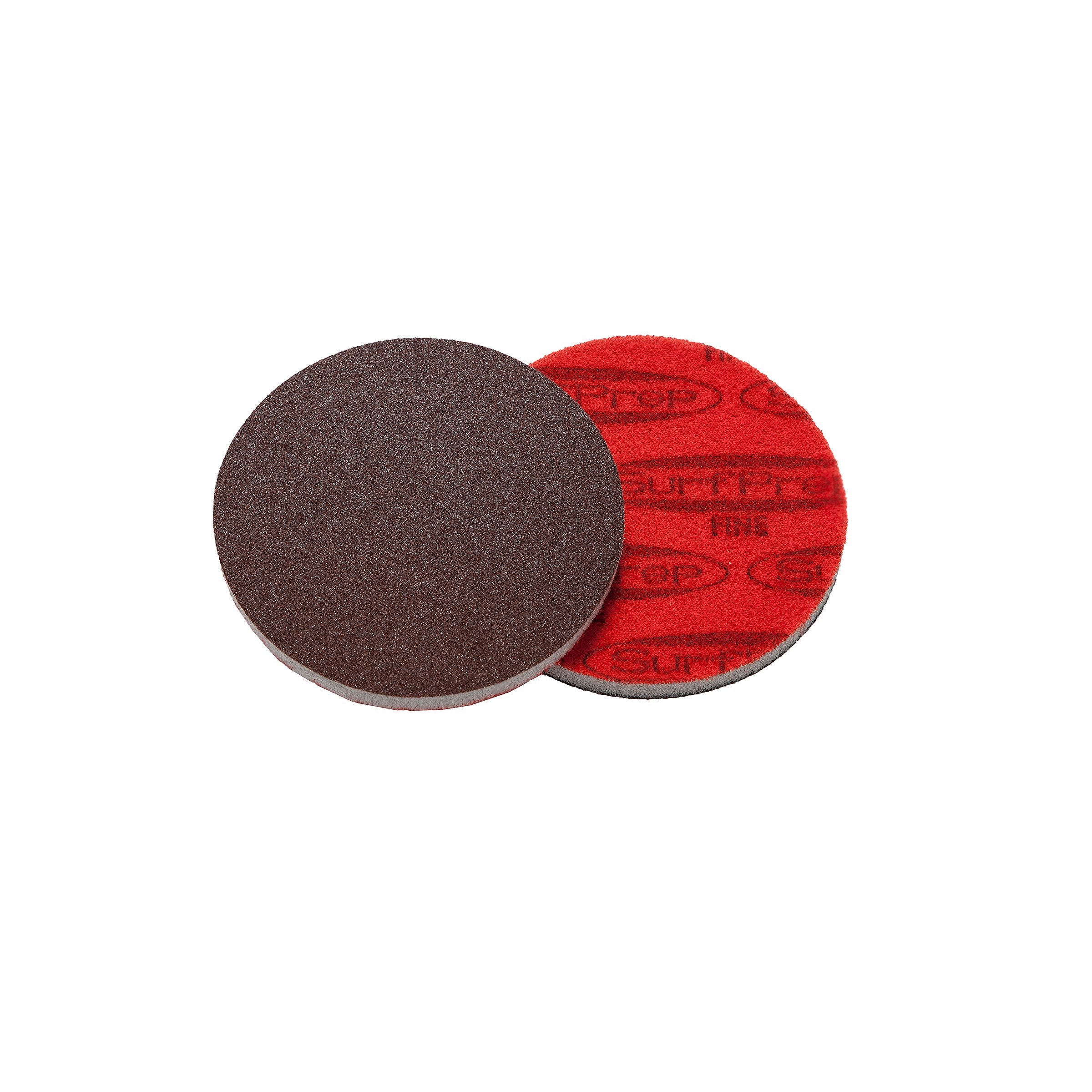 SurfPrep Premium Red A/O 3' Foam Discs - 5mm Thick - A Must-Have for Surface Preparation!