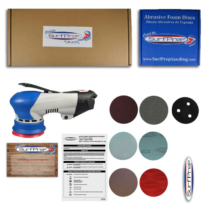 SurfPrep 3' Electric Ray Pro Sanding System Kit - Your Ultimate Sanding Solution!