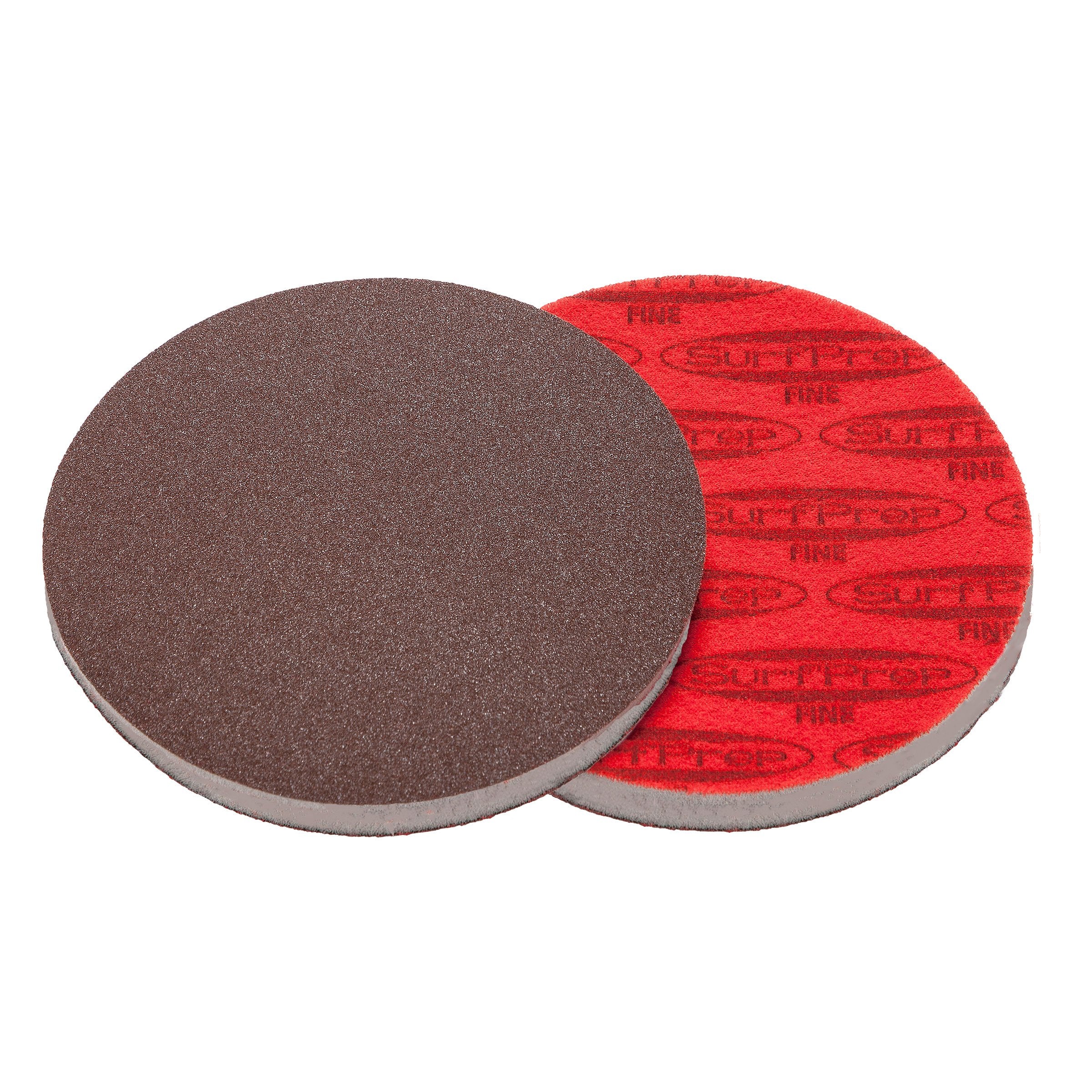 SurfPrep Premium Red A/O 5' Foam Discs - 10mm Thick - 10 Pads/Box