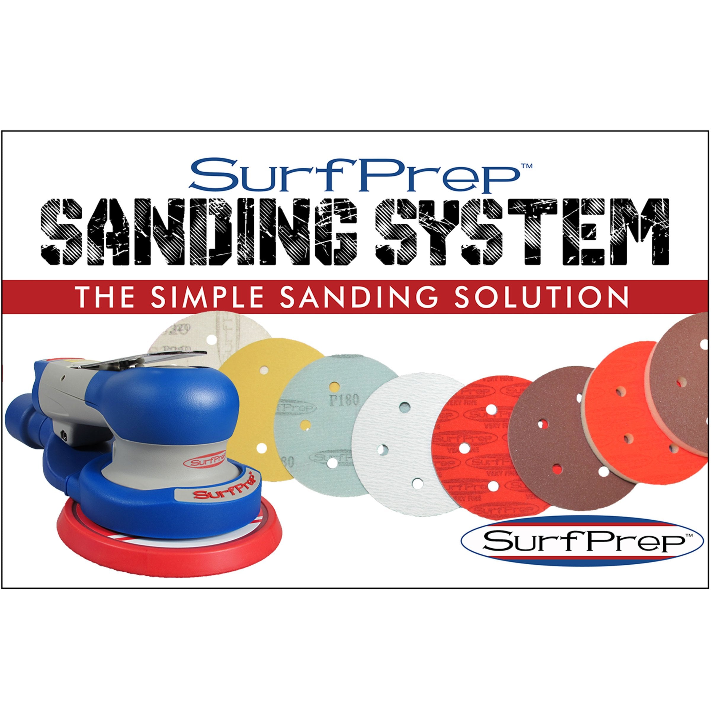 SurfPrep 5' Trident Air ProFoam Sanding System Kits - Your Ultimate Sanding Solution!