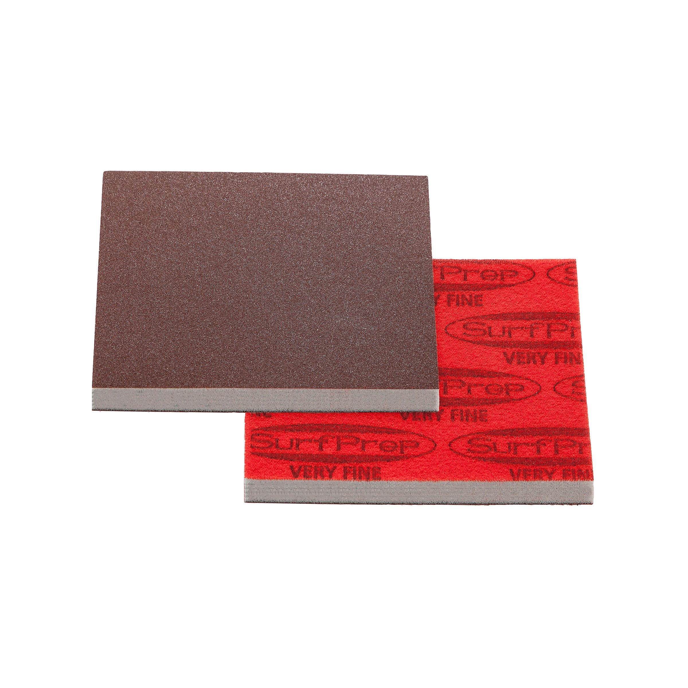 SurfPrep Premium Red A/O 3' X 4' Foam Pads - 10mm Thick - 25 Pads/Box