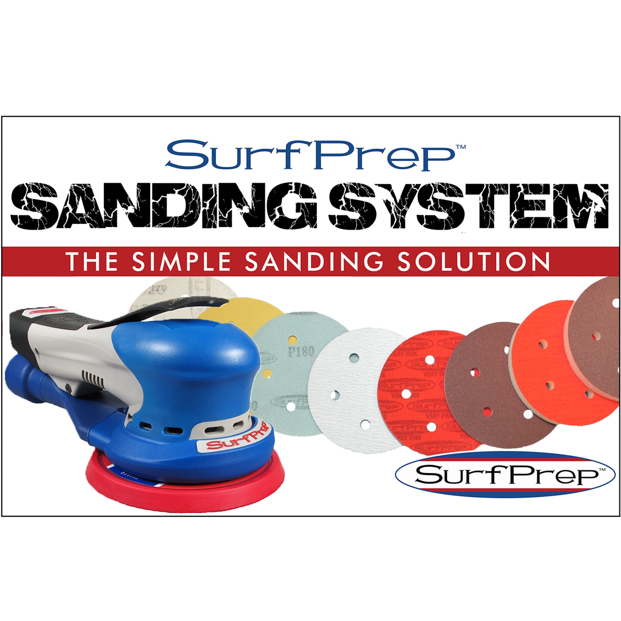 SurfPrep 5' Electric Ray Sanding System Kits - Your Ultimate Sanding Solution!