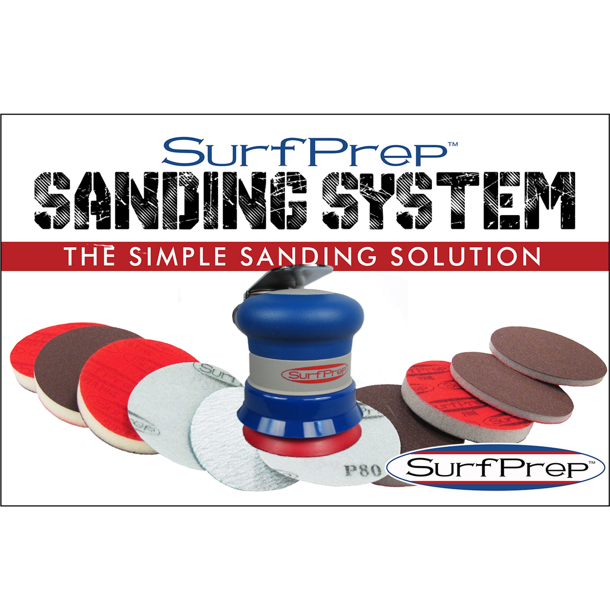 SurfPrep 3' Storm Air Sanding System Kit - Your Ultimate Sanding Solution!