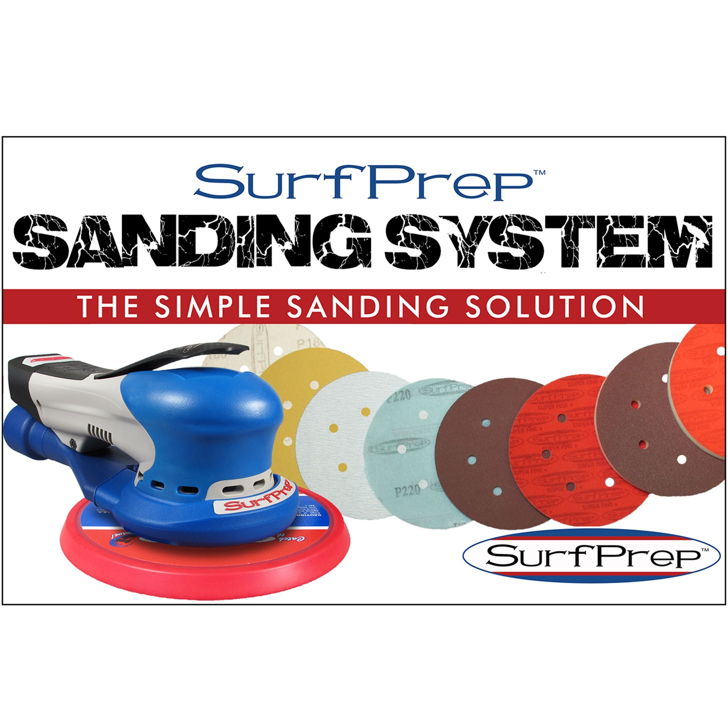 SurfPrep 6' Electric Ray Sanding System Kits - Gen 2+ - The Ultimate Sanding Solution!