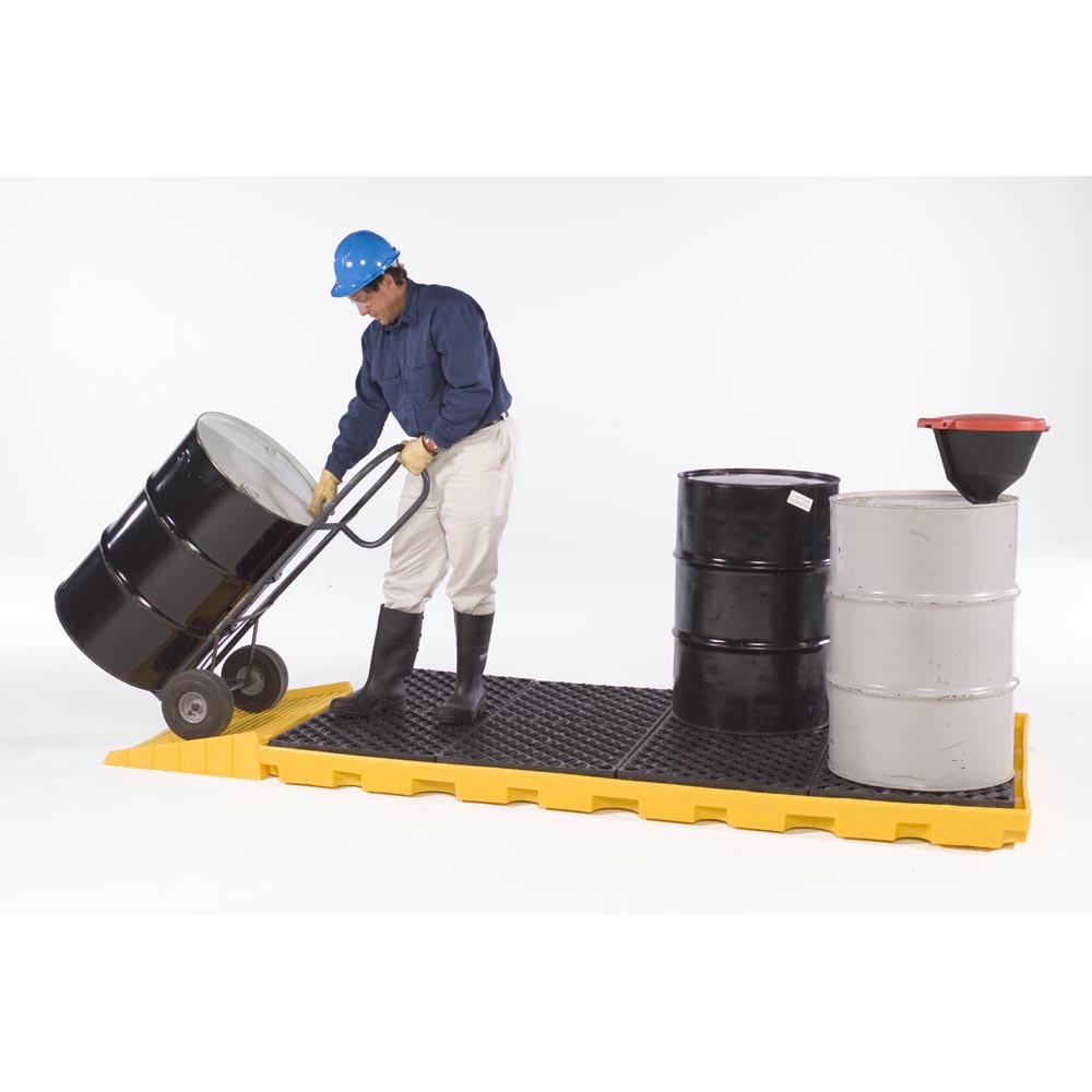 Spill Deck P8 System - 2 4-Drum Modules: Your Ultimate Spill Containment Solution!
