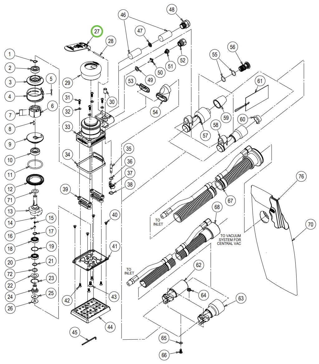 SurfPrep SPA2873 Throttle Lever: Unleash the Power of 10,000 OPM 3 x 4 in. Orbital Sanders!