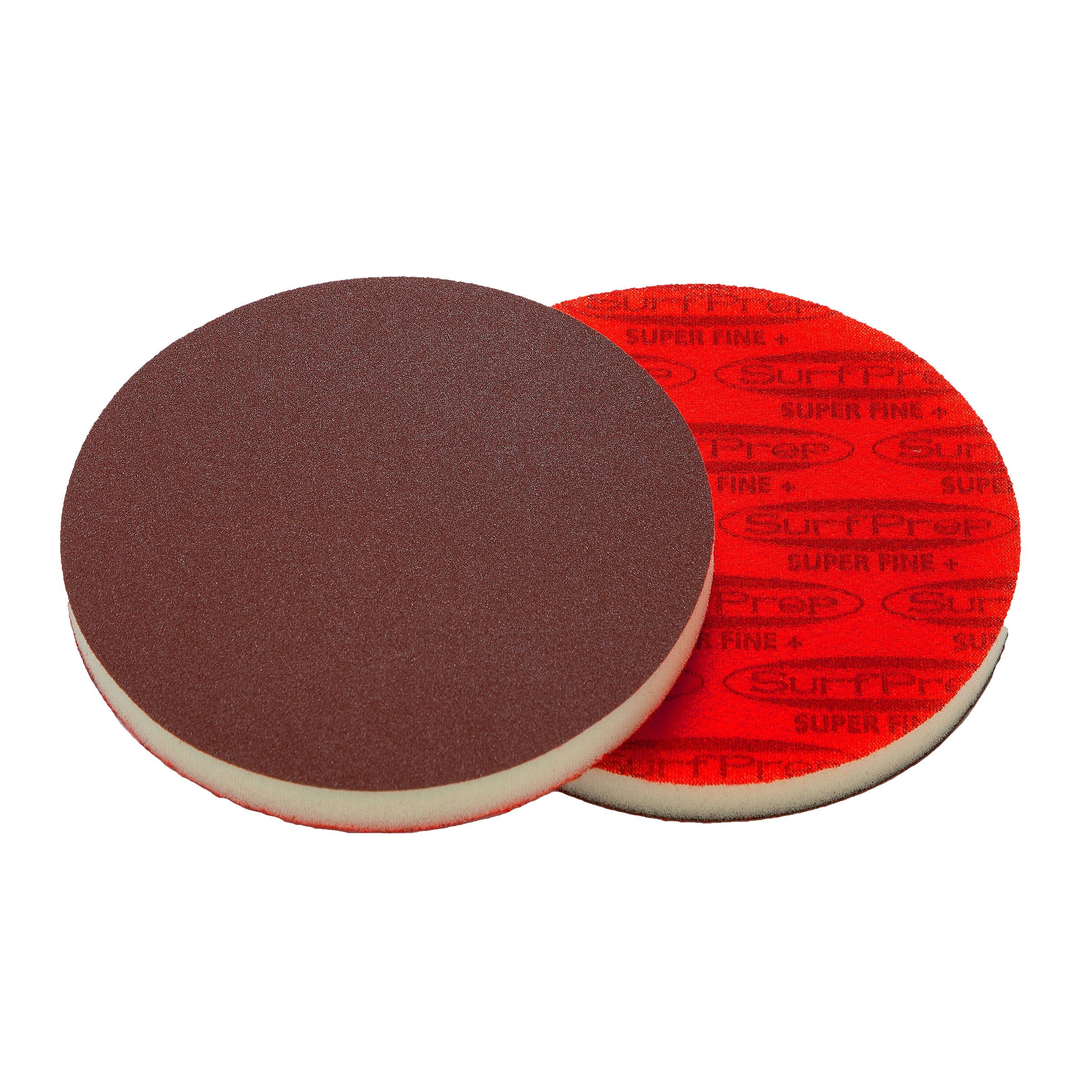 SurfPrep Premium Red A/O 5' Foam Discs - 1/2' Thick - Must-Have for Surface Preparation!