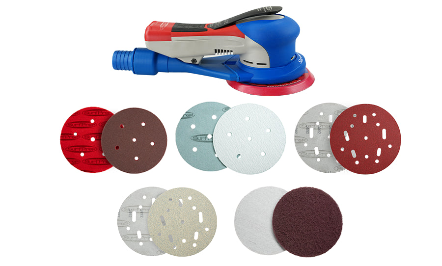 SurfPrep 5' Electric Ray ProFoam Sanding System Kits - Gen 2+ - Your Ultimate Sanding Solution!